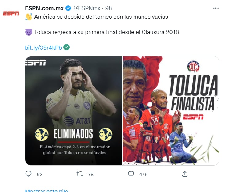 Toluca elimina América: ¿Un fracaso?