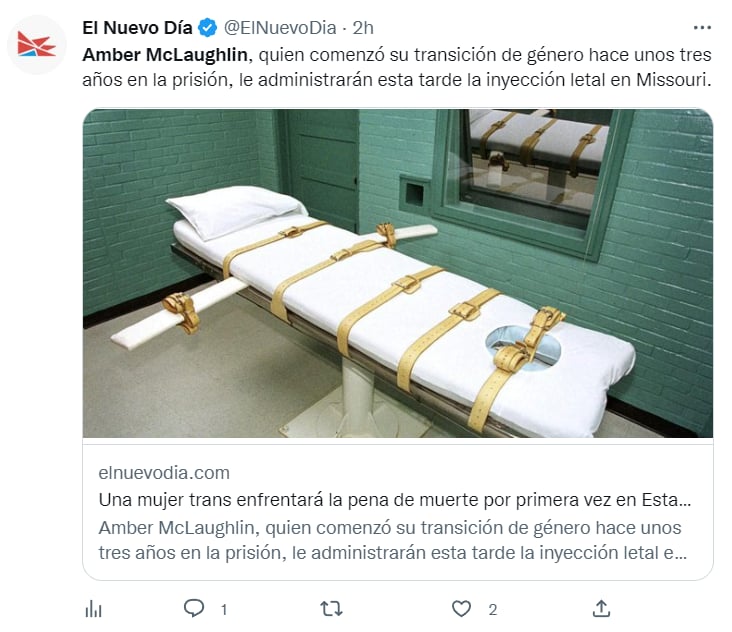 Ejecución Amber McLaughlin: ¿Los cargos que enfrentó?