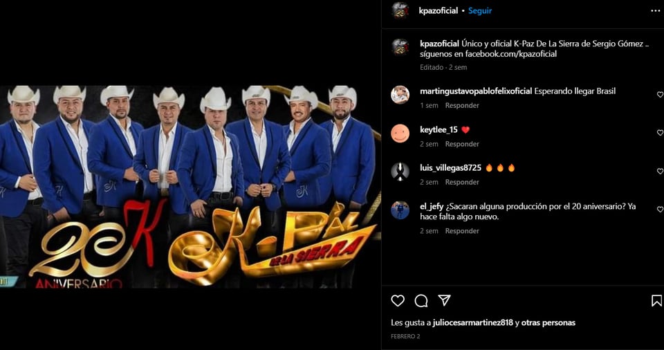 K-Paz Sierra Accidente: "Qué difícil es la vida de un músico"