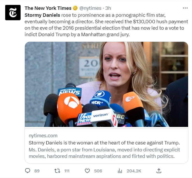 Stormy Daniels Donald Trump: Wasn't she the only one affected?