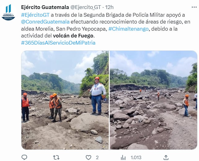 VOLCÁN DE FUEGO CAUSA EVACUACIONES