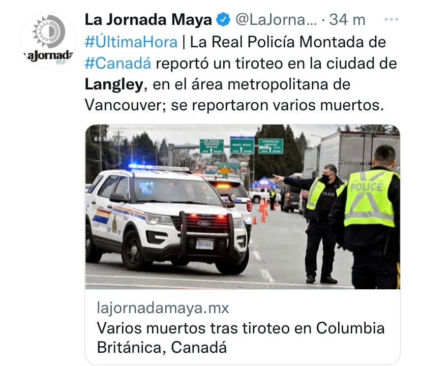 Así era el sospechoso de la balacera en Langley