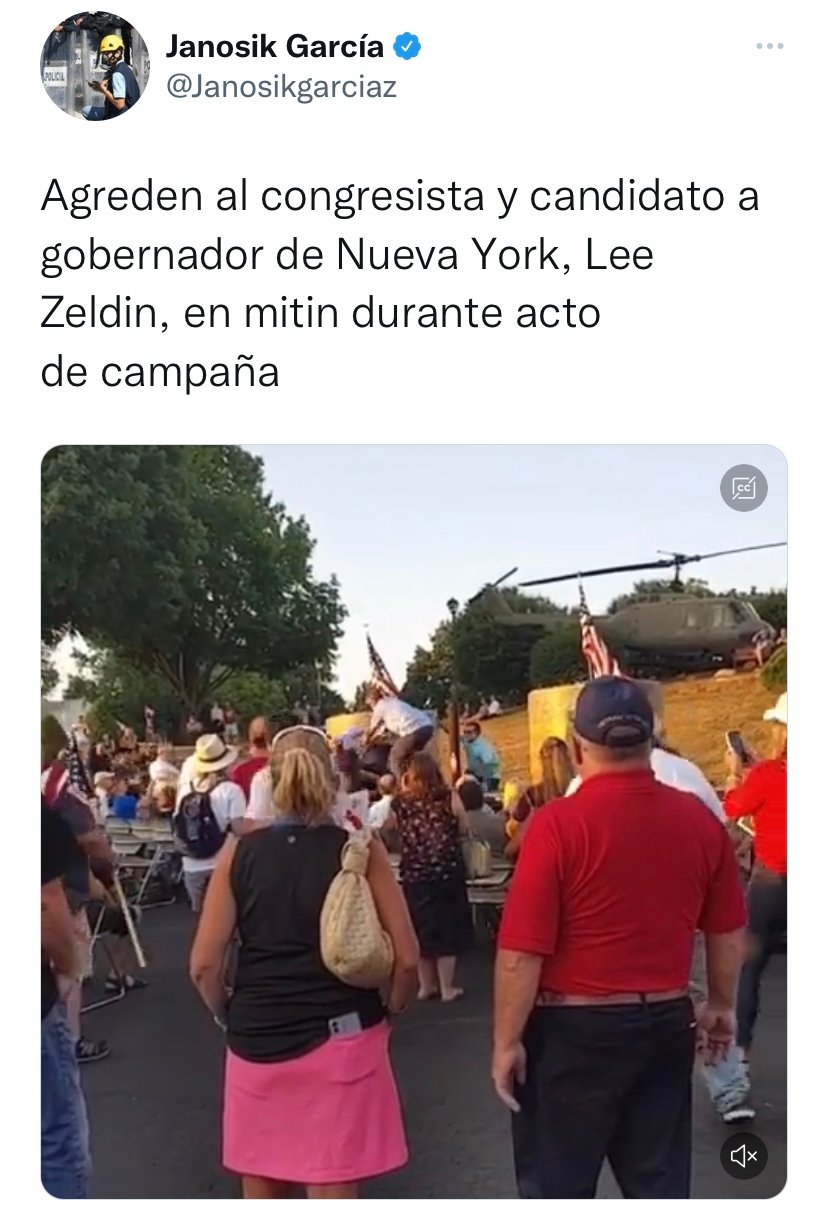 Así fue el terrible ataque al congresista de Nueva York