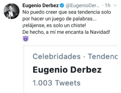 After mocking Paty Navidad, Eugenio Derbez now mocks Trump
