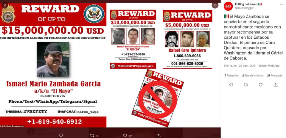 The partner of 'El Chapo' Guzmán