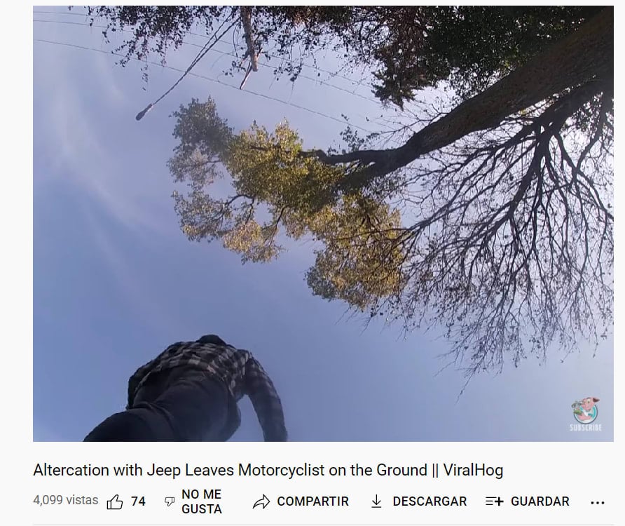 Motorcycle Accident Hit Jeep: Can You Get Up?