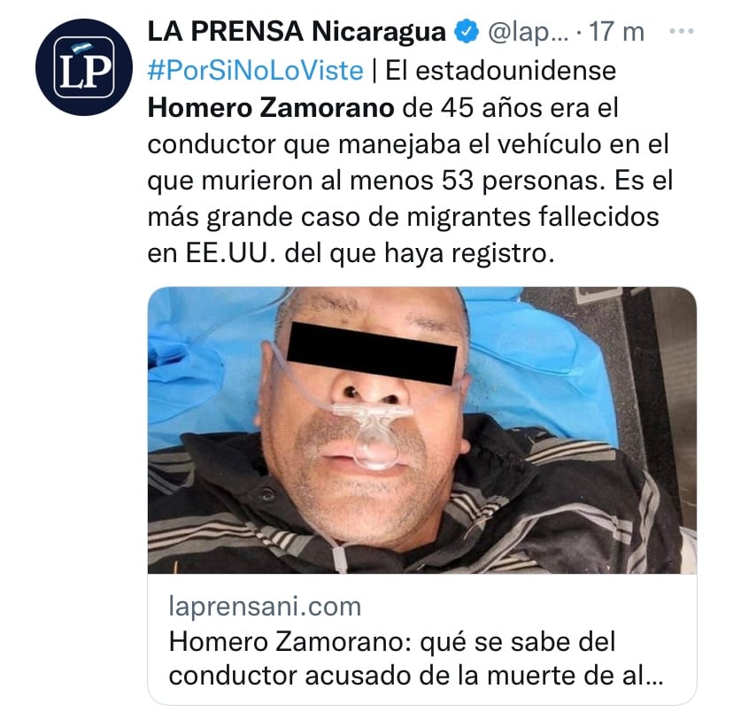 ¿Qué hizo el chofer del "tráiler de la muerte?