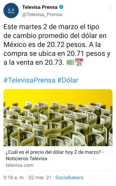 Mexican peso March 2, this is how the dollar sells today