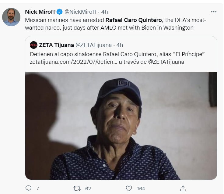 Quién es Caro Quintero: ¿México no hizo justicia?