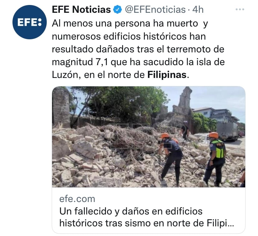 Muestran los daños tras el potente sismo