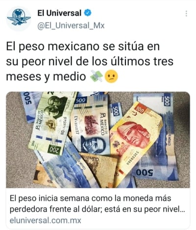 Mexican peso February 22, this is how the dollar sells today