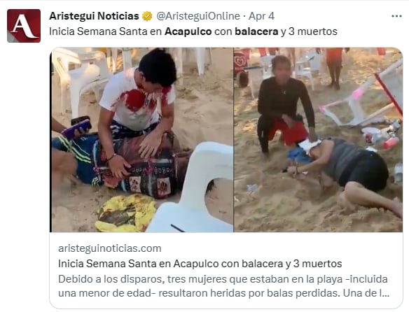 Acapulco shooting dead