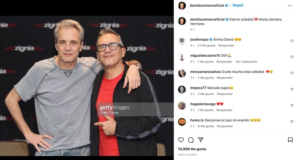 Ricky Martin de luto: "Descansa en paz, querido Marciano"