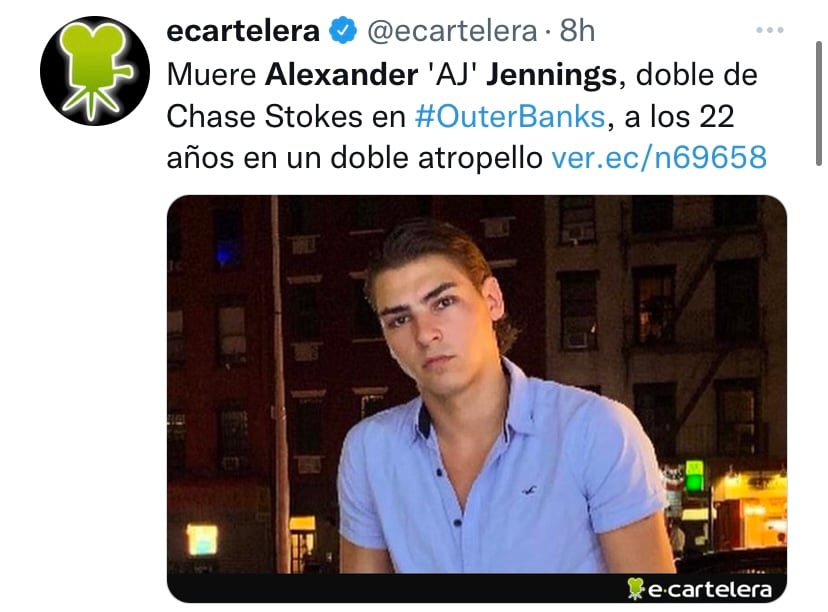 Confirman la muerte del joven artista