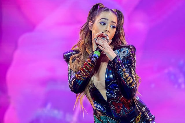 A cheeky Danna Paola appears in her underwear (PHOTOS)