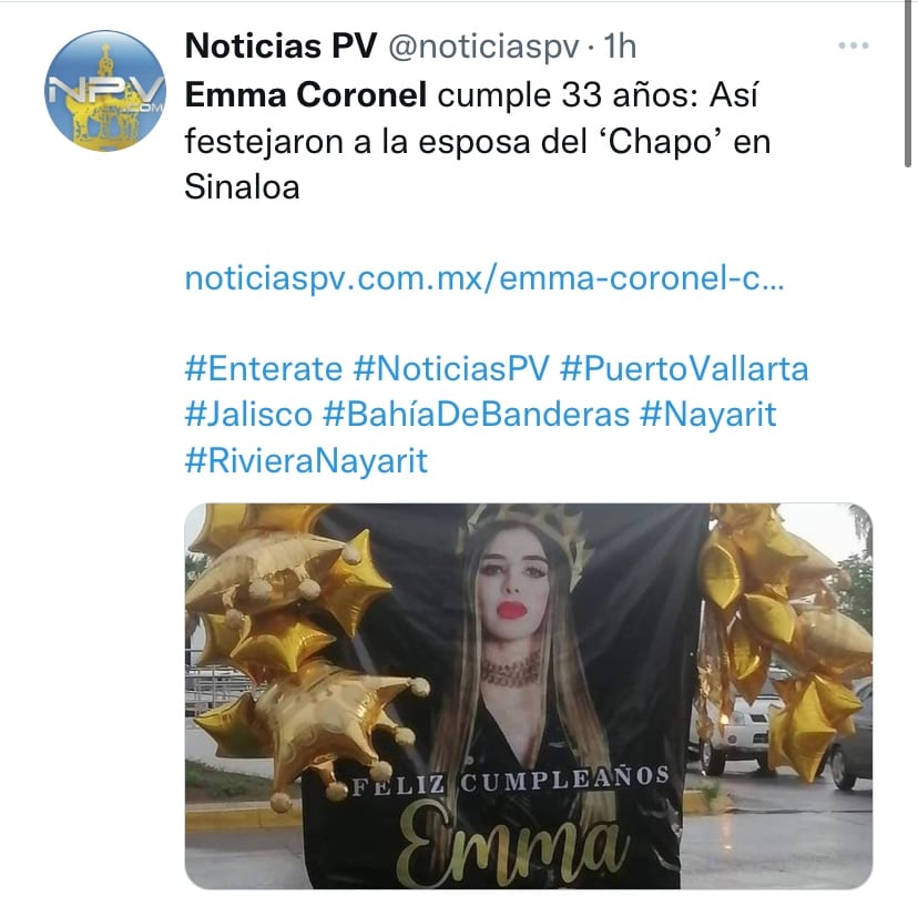 También festejaron a "El Chapo"