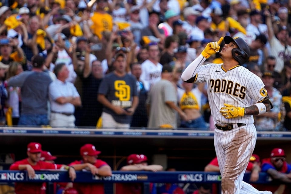 Serie Campeonato Liga Nacional: Padres remontan y empatan la serie ante los Phillies