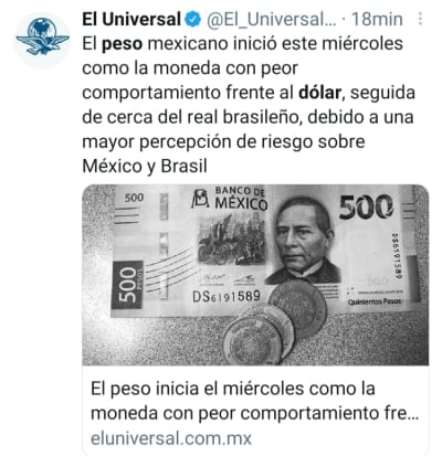 Mexican peso March 3, this is how the dollar sells today