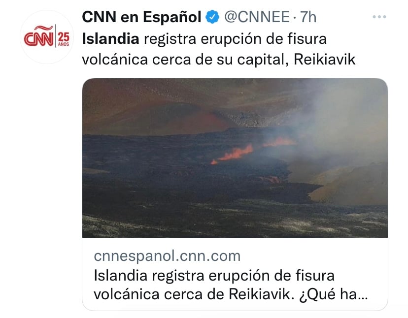 Dicen la verdad de la erupción en Islandia
