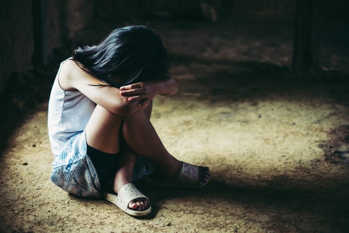 Una niña cayó 