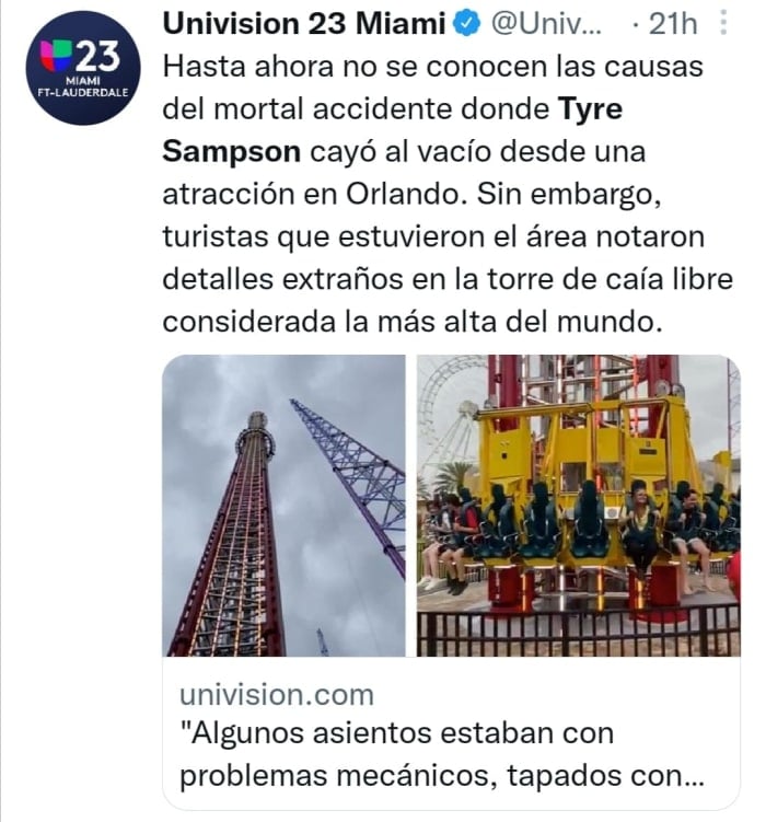Death Orlando Free Fall