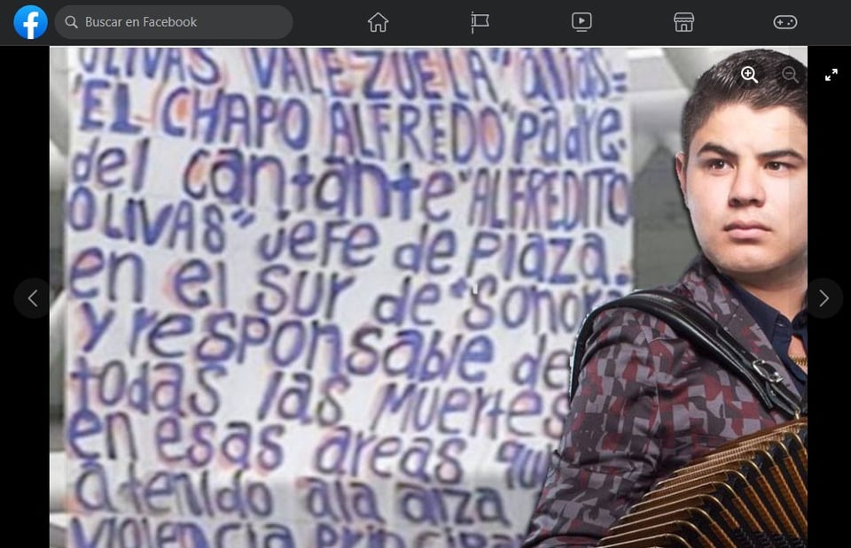 Alfredo Olivas recibió amenazas