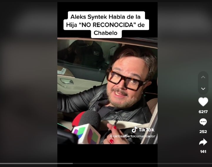 Aleks Syntek atropelló mujer