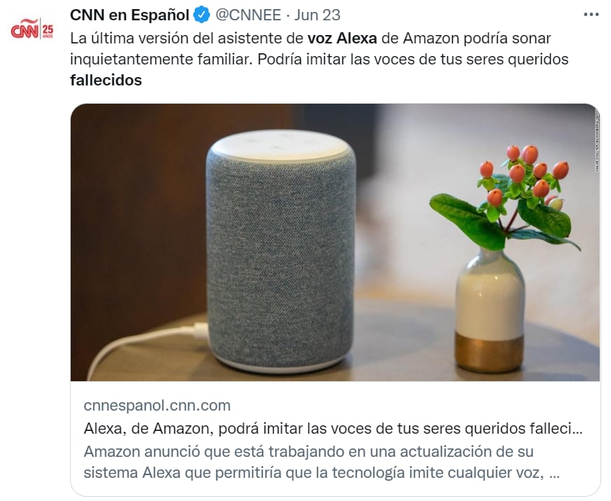 Alexa voz familiares fallecidos