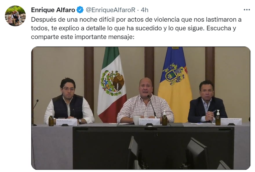 Alerta viaje enfrentamientos México