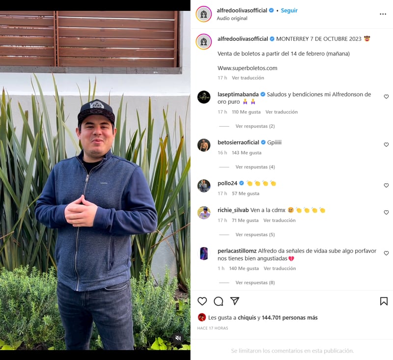 Alfredo Olivas last video