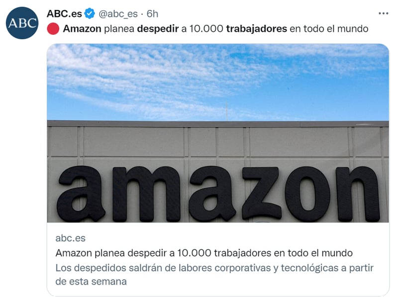 Amazon despedir trabajadores