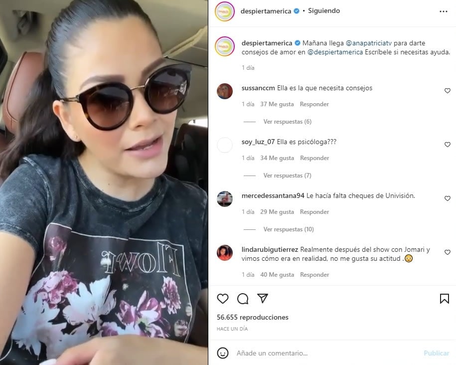 Ana Patricia Gámez announces return Despierta América: Will she give love advice?