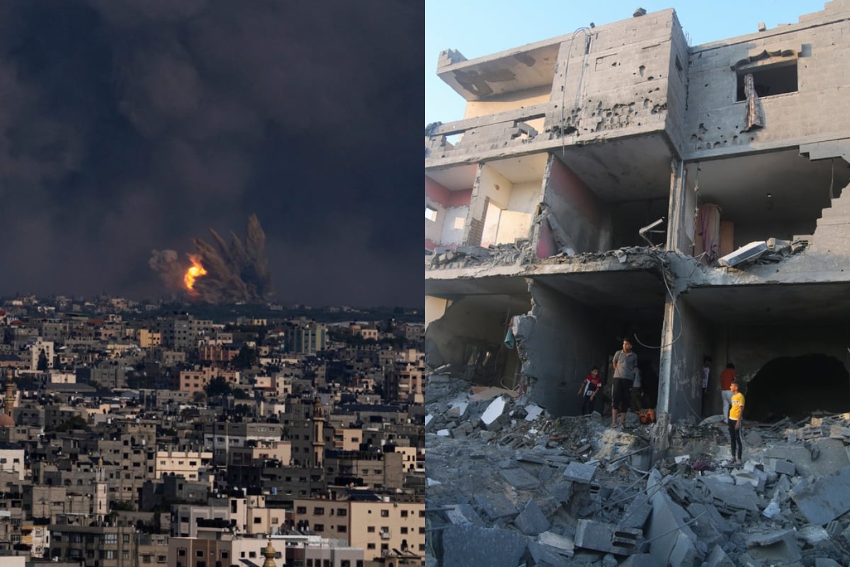 Ataque israelí contra hospital, Guerra, Hamas, Franja de Gaza, Bombardeos