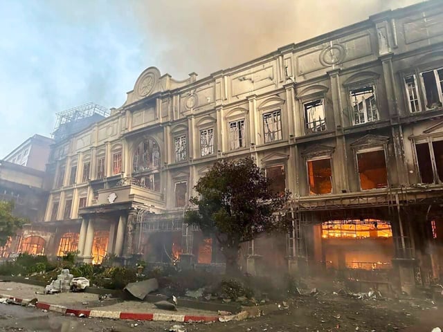 Incendio en hotel y casino deja al menos 10 personas sin vida y decenas de heridos en Camboya