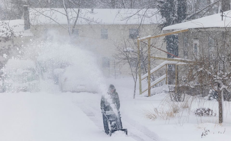 Casi 20 millones de personas en EEUU en alerta por tormenta invernal