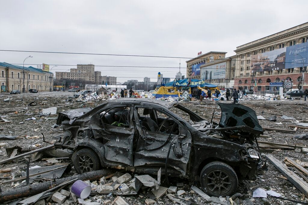 Atacan torre de televisión en Kiev Ucrania, se reportan 5 muertos hasta el momento