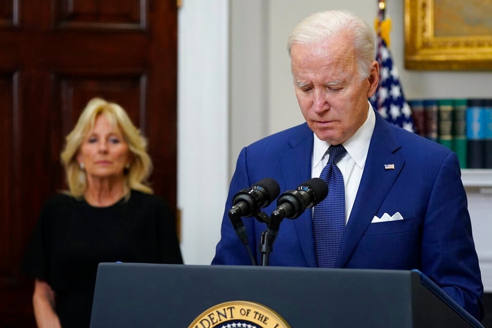 Joe Biden visits Uvalde