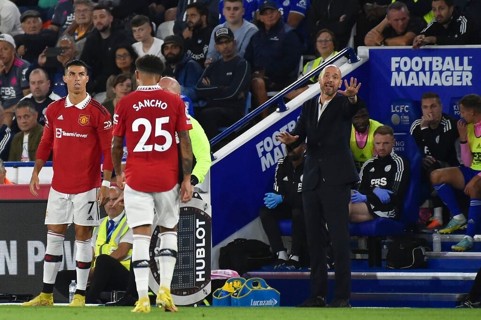 Cristiano Ronaldo reemplazado