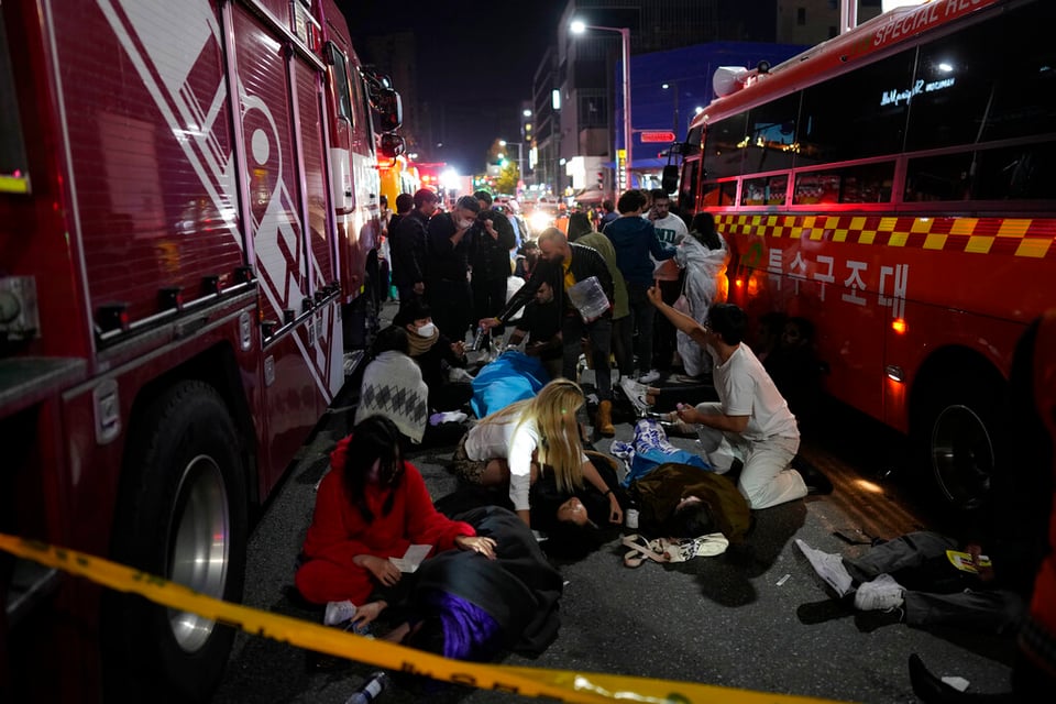 Aumentan 153 muertos estampida festejo Halloween
