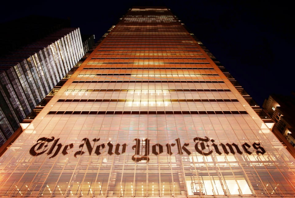 Empleados del New York Times se fueron a huelga