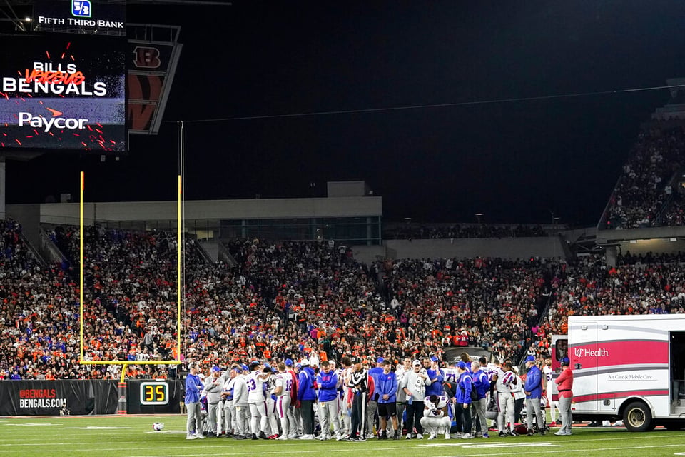 Damar Hamlin is in critical condition