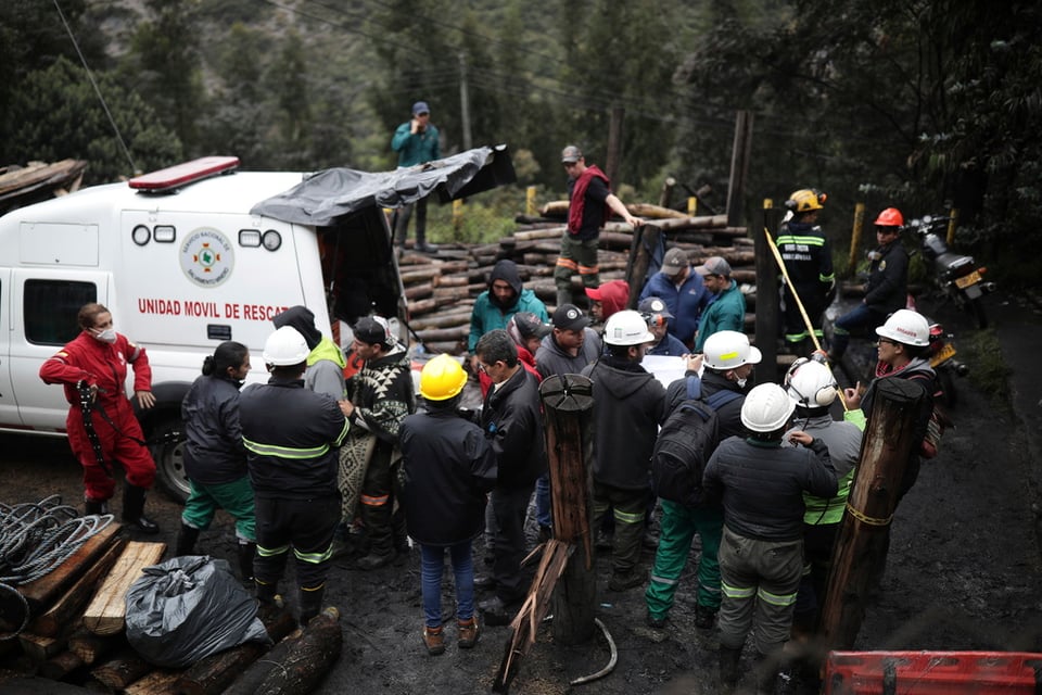 Explosión mina en Colombia