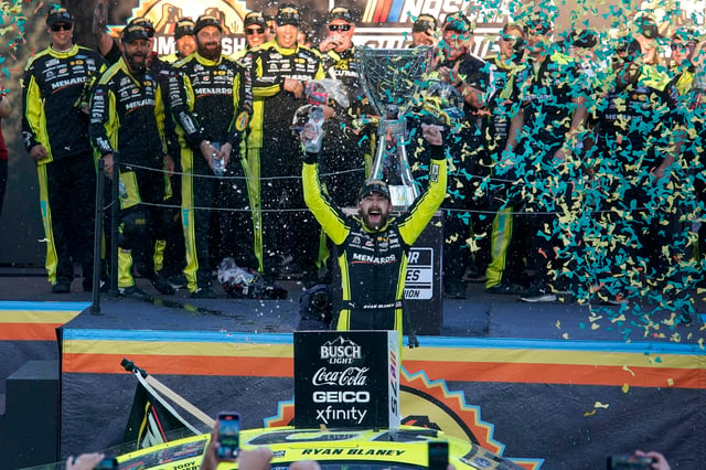 Blaney se corona campeón de la temporada 2023 de NASCAR Cup en Phoenix