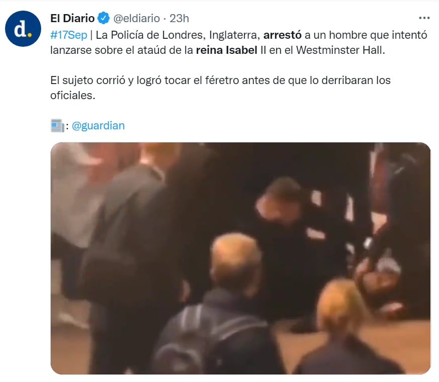 Funeral familia real británica