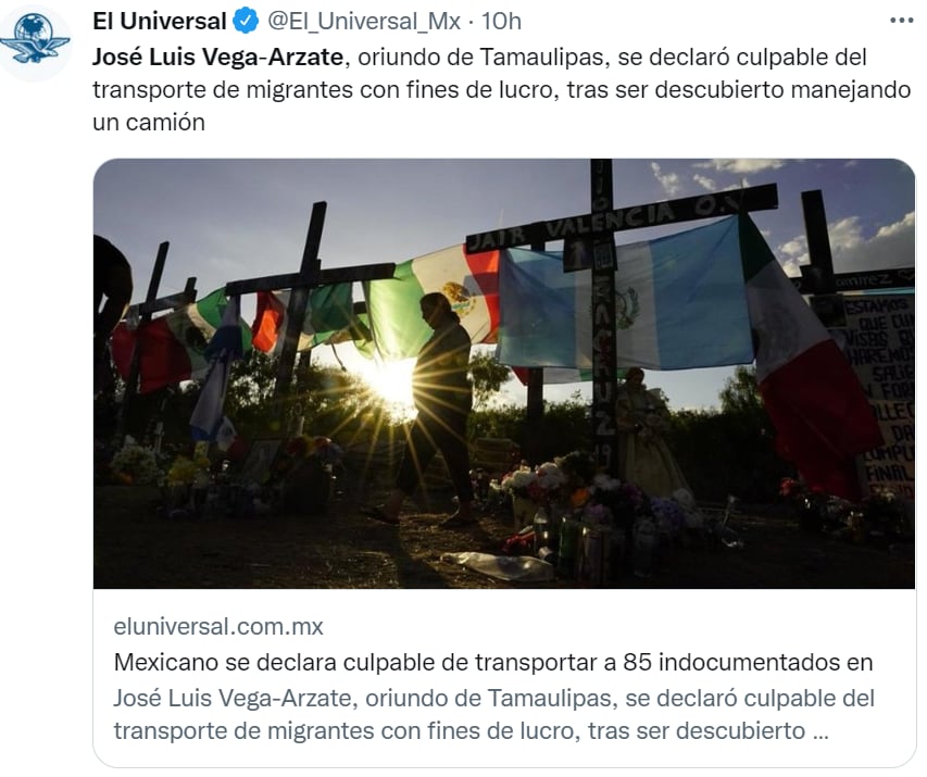 Migrantes tráiler Estados Unidos