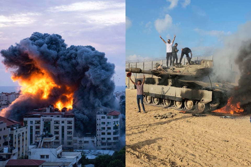 Hispanos viven explosión de misiles en Israel tras ataque de Hamás
