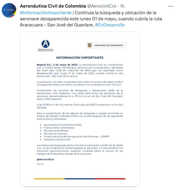 Emergencia aérea