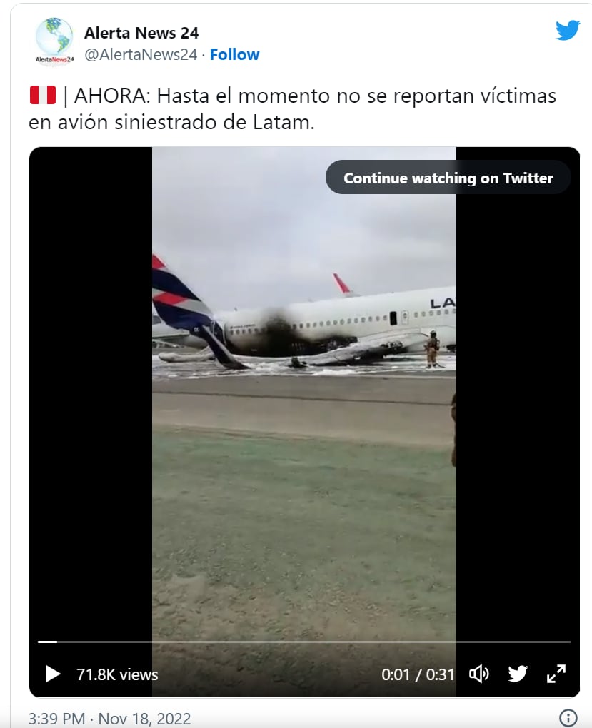 Percance aeropuerto