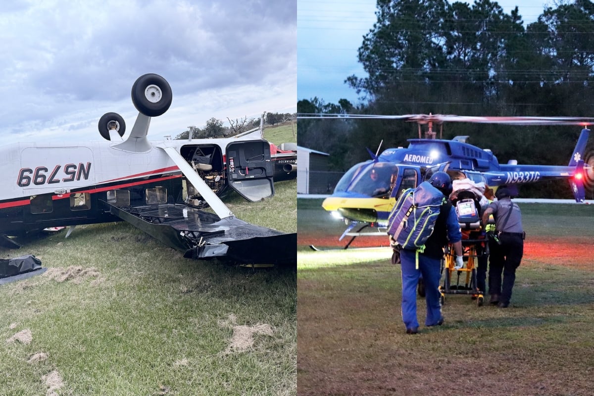 Reportan avioneta estrellada en comunidad de Florida que dejó múltiples heridos
