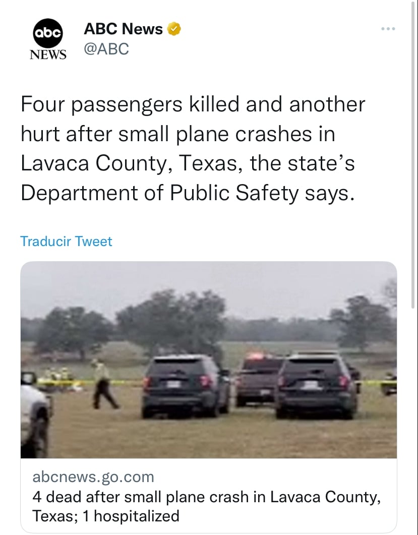 Dan los detalles del fatal accidente